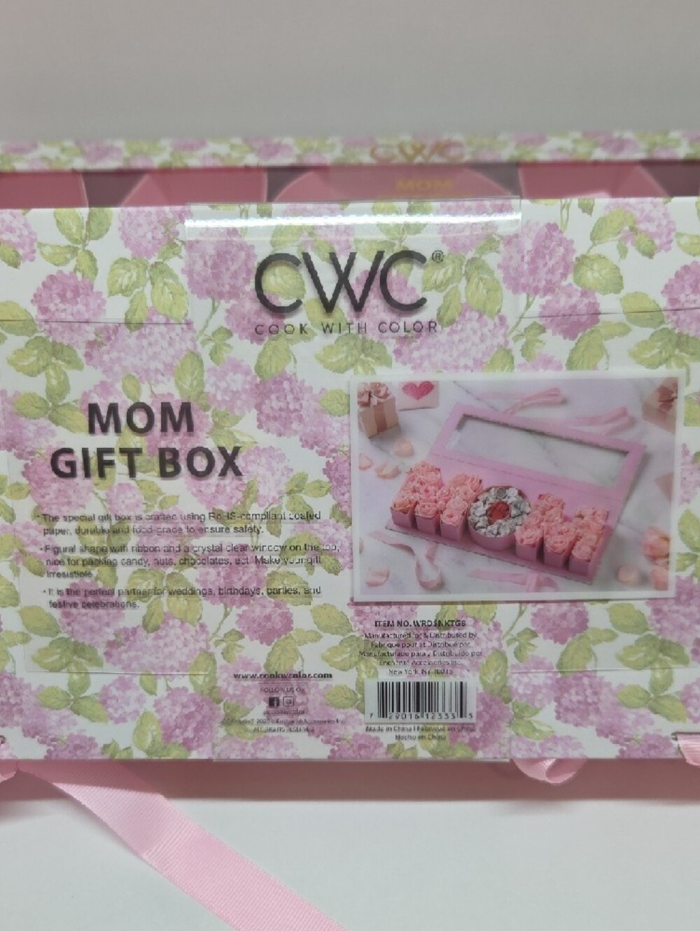 CWC Pink "MOM" Floral Gift Box - Home Holiday - Picture 5 of 5
